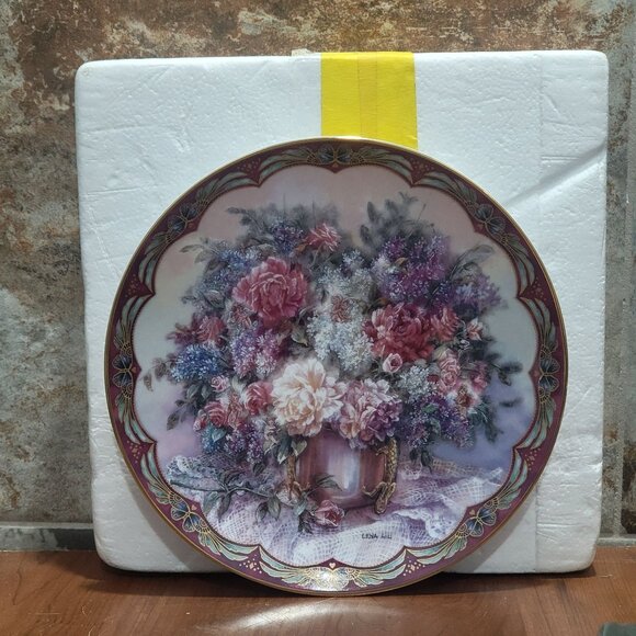 Bradford Exchange 1993 Lena Liu Flower Fairies Magic Makers Collector Plate #182 - Picture 2 of 11